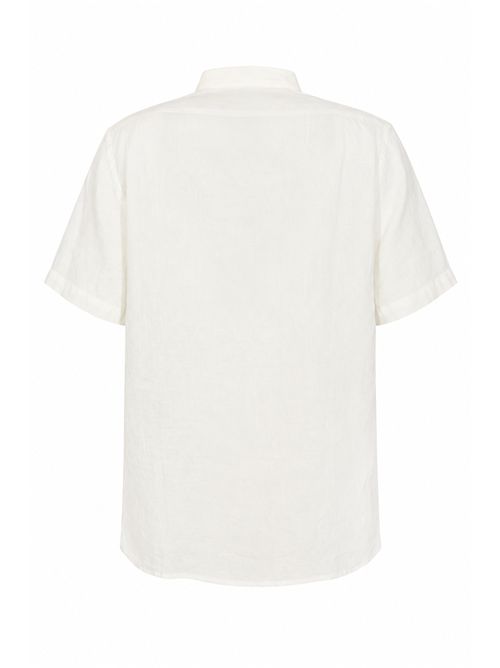 Camicia Sfinos in lino Bianco Mc2 Saint Barth | SIF000201457L